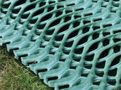 TYPAR Grasscarpet for temporary vehicle access over grass