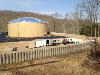 TYPAR Geocells used Mining confinement