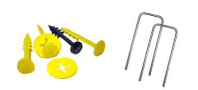 Plastic Pegs and Markers /  U-Pins