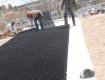 TYPAR porous pavers installed onto a TYPAR Geotextile