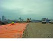 TYPAR civil geotextiles can be manufactured in hi visibility colours for demarcation of soils